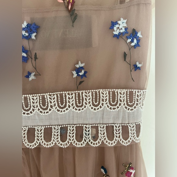 Valentino Embellished Tulle Mini Dress - Picture 6 of 12